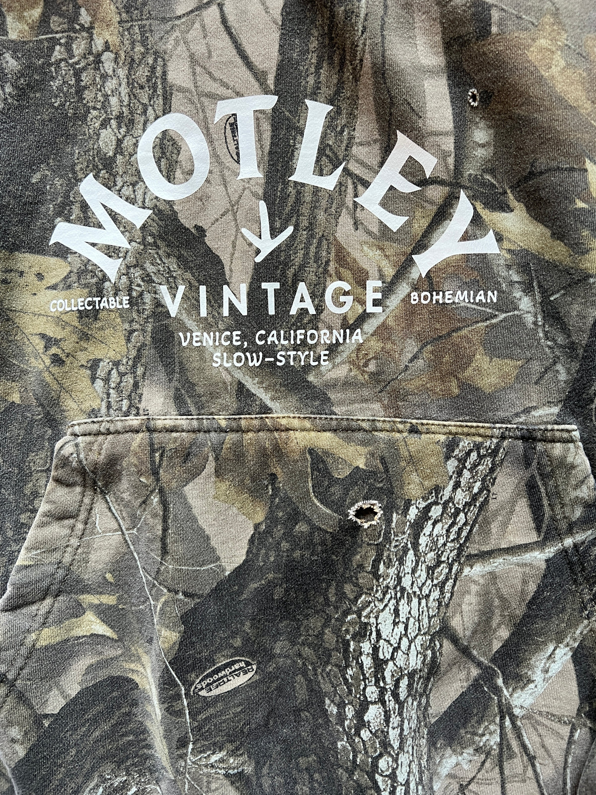 Vintage Oversized Distressed Camo Hoodie w/ MV Logo (Copy) XXXL #2
