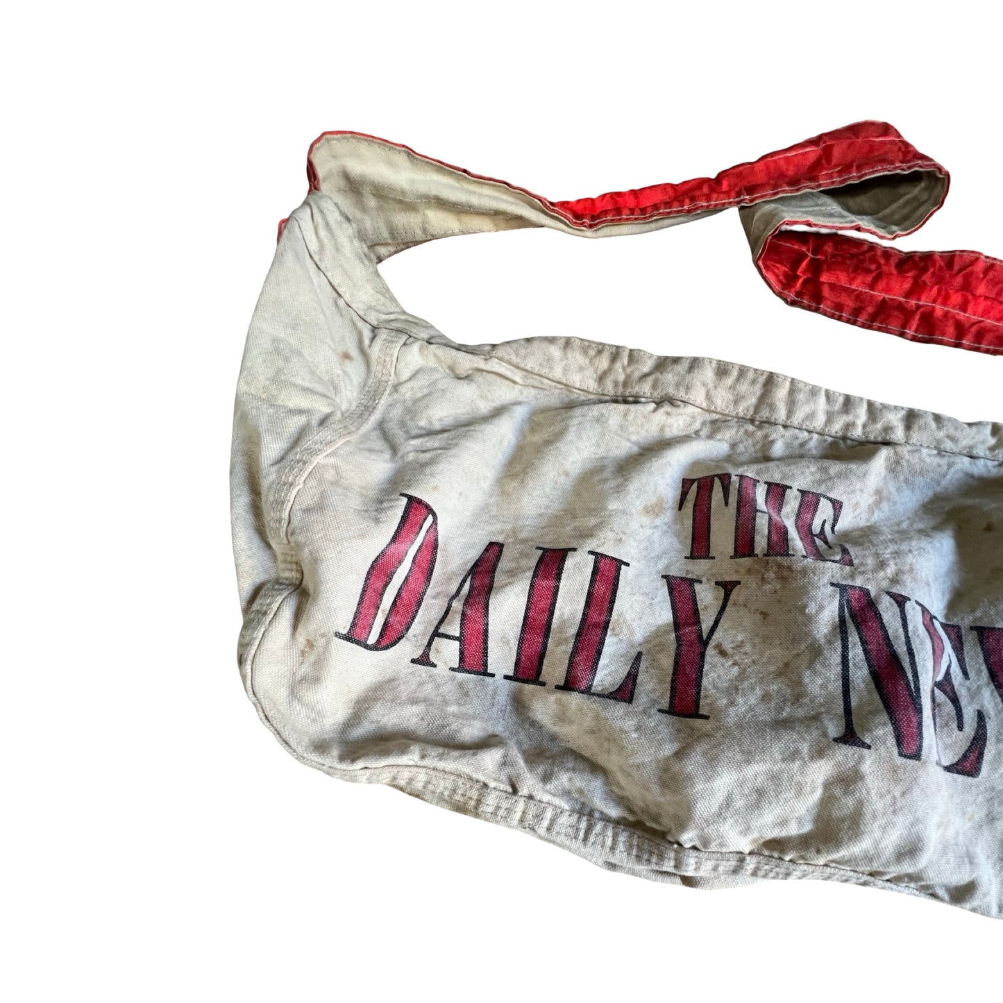Vintage 1950’s McKeesport, PA The Daily Mail Heavily Distressed Newspaper Bag