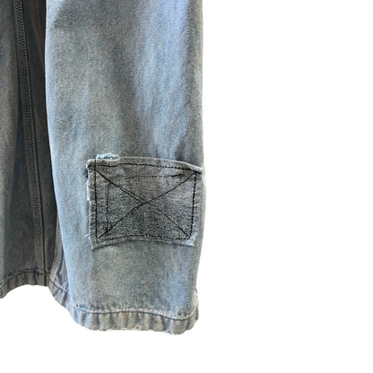 Vintage Faded Distressed Worn To Perfection Big Smith Overalls w/ Patch