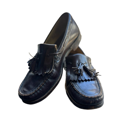 Vintage 80’s Chocolate Brown Brooks Brothers Tassel Loafers Mens 7.5