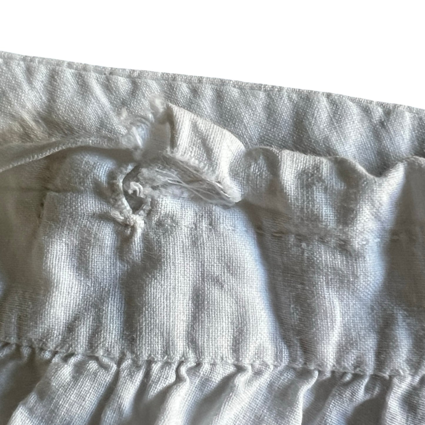Antique Edwardian Cotton Embroidered Pin-tuck Bloomers