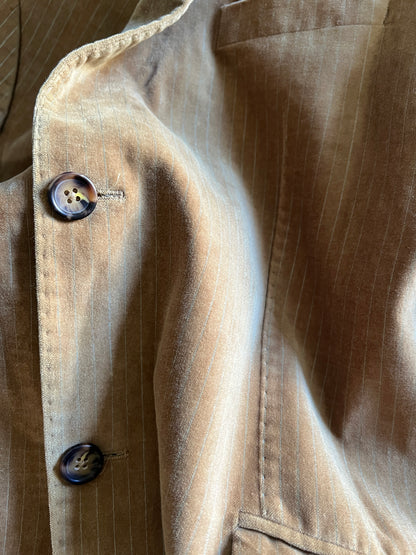 Vintage Banana Republic Pintstripe Velvet Blazer