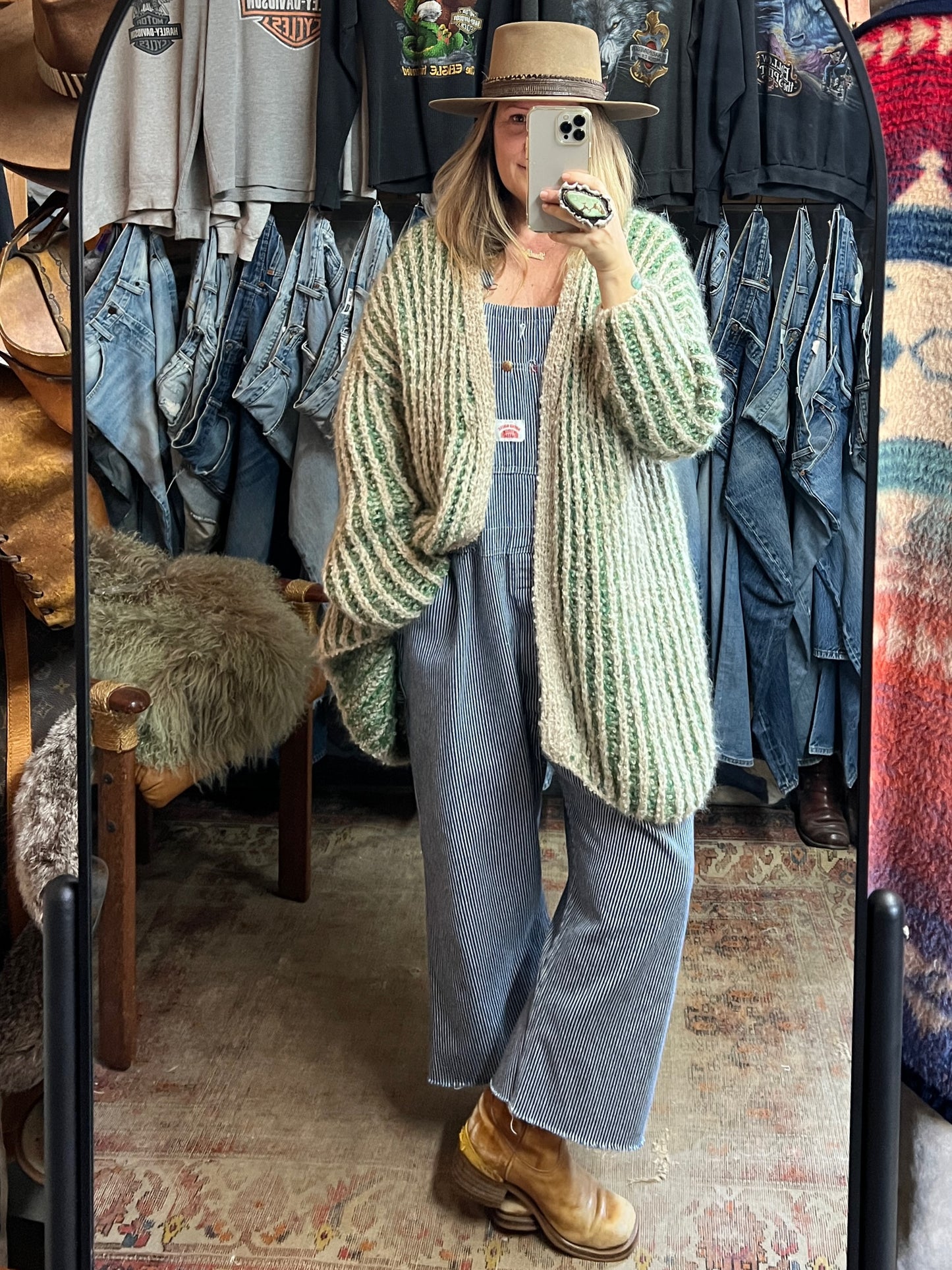 Maiami Hand Knit Oversized Mohair Cardigan M/L