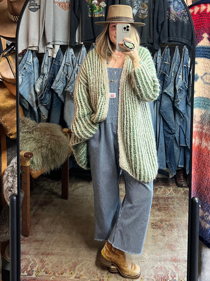 Maiami Hand Knit Oversized Mohair Cardigan M/L