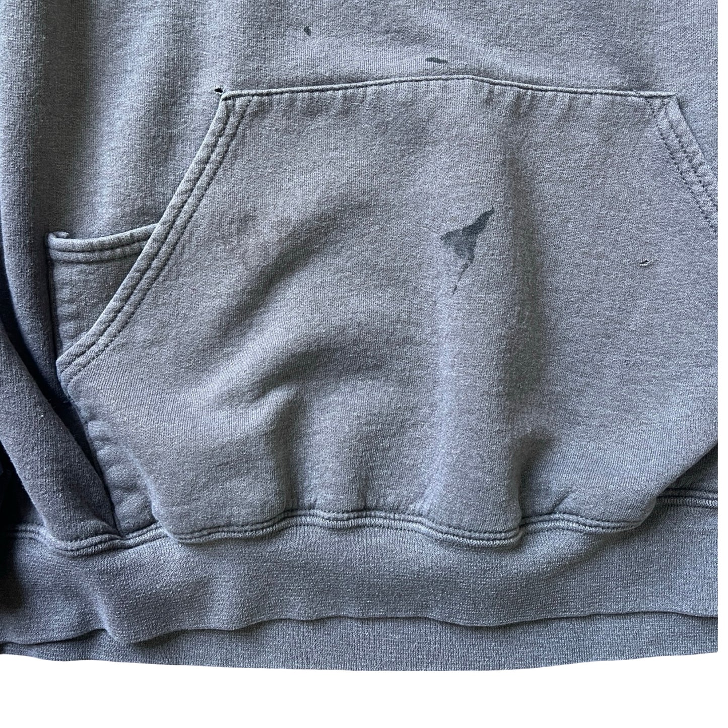 Vintage 90’s Fruit of the Loom Faded Hoodie w/ MV Logo XXL #11 Worn To Perfection