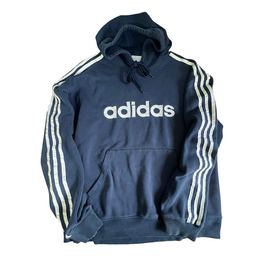 Vintage 90’s Adidas 3 Stripe Hoodie L