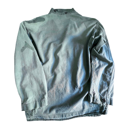 Rare Vintage 1950’s M50 OG-107 WWII Distressed Military Field Jacket 36