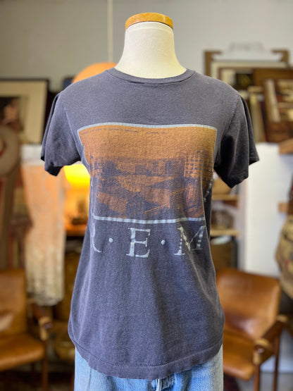 Vintage REM Birds Eye View 1986 Single Stitch Rare Size Small