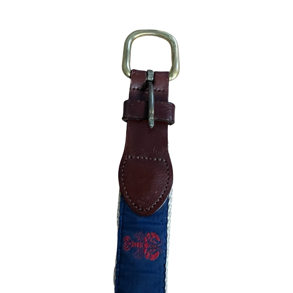 Vintage 1980’s Leather Man Limited Lobster Ribbon Belt 40