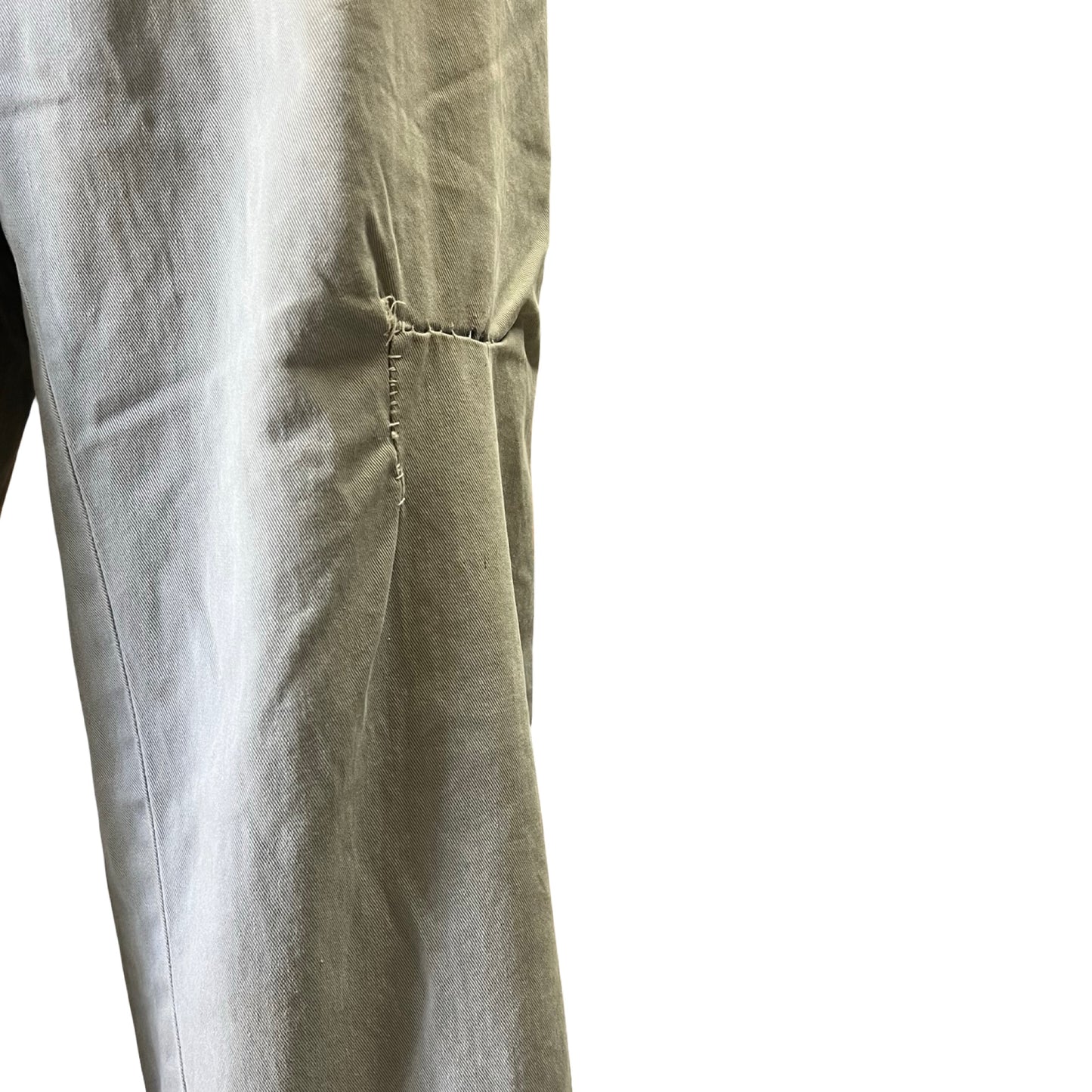 Vintage 1950’s Distressed Sail Cloth Chore Pants Original Repairs XL