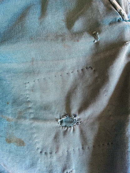 Vintage 1950’s Big Mac Sanforized Heavily Distressed w/ Original Repairs Work Pants