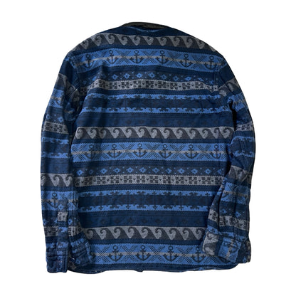 RRL Double-Faced Jacquard Heavyweight Flannel Workshirt L