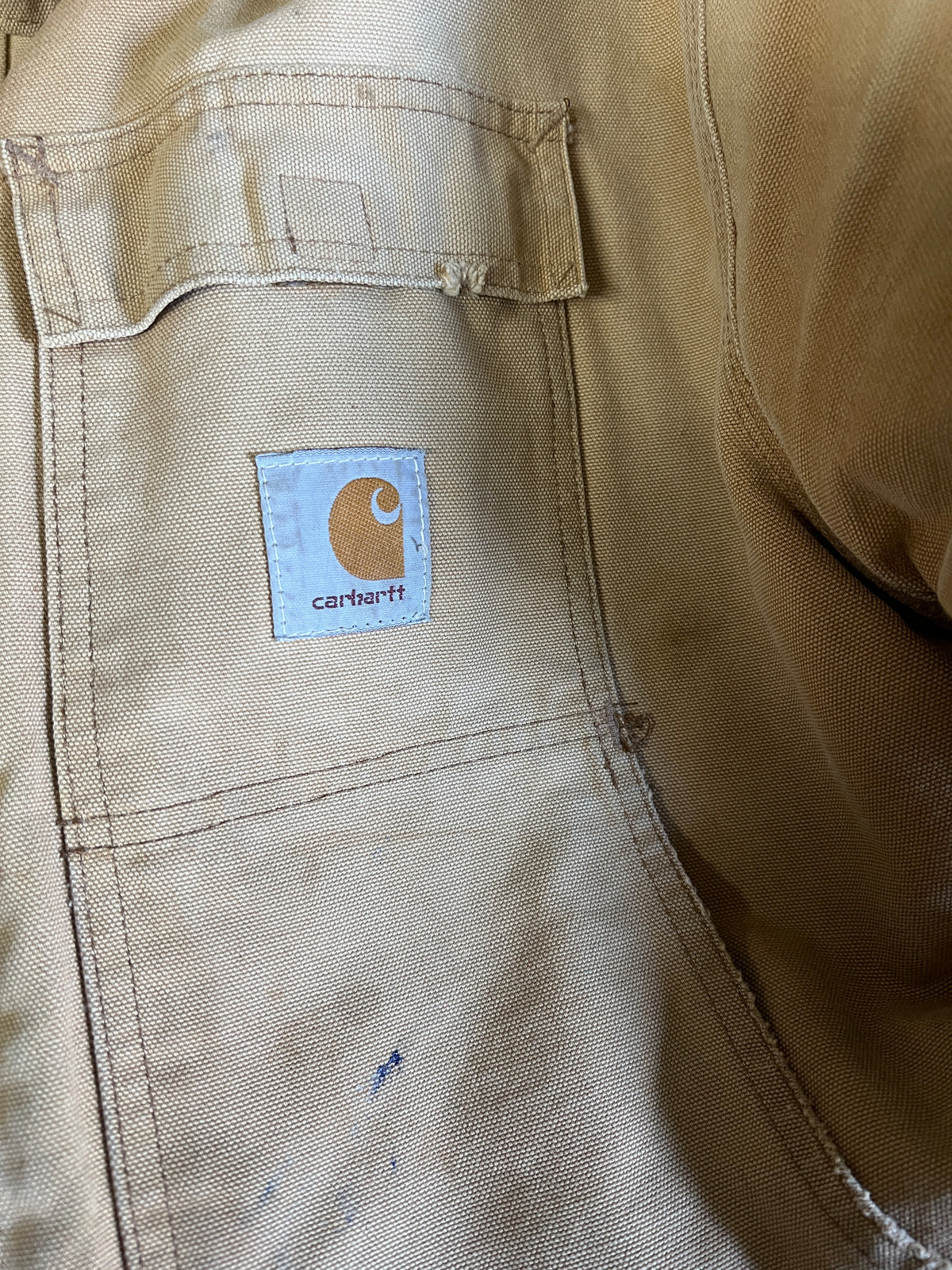 Vintage Heavily Distressed Oversized Lined Carhartt