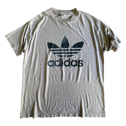 RARE Adidas 1970’s Double Sided Trefoil Logo Single Stitch Tee Rare Color XL