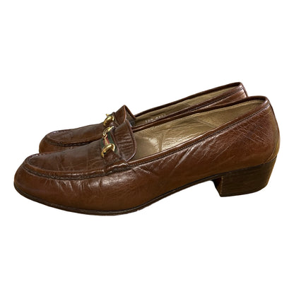 Rare Vintage 1970’s Gucci Oxblood Horse Bit Loafers