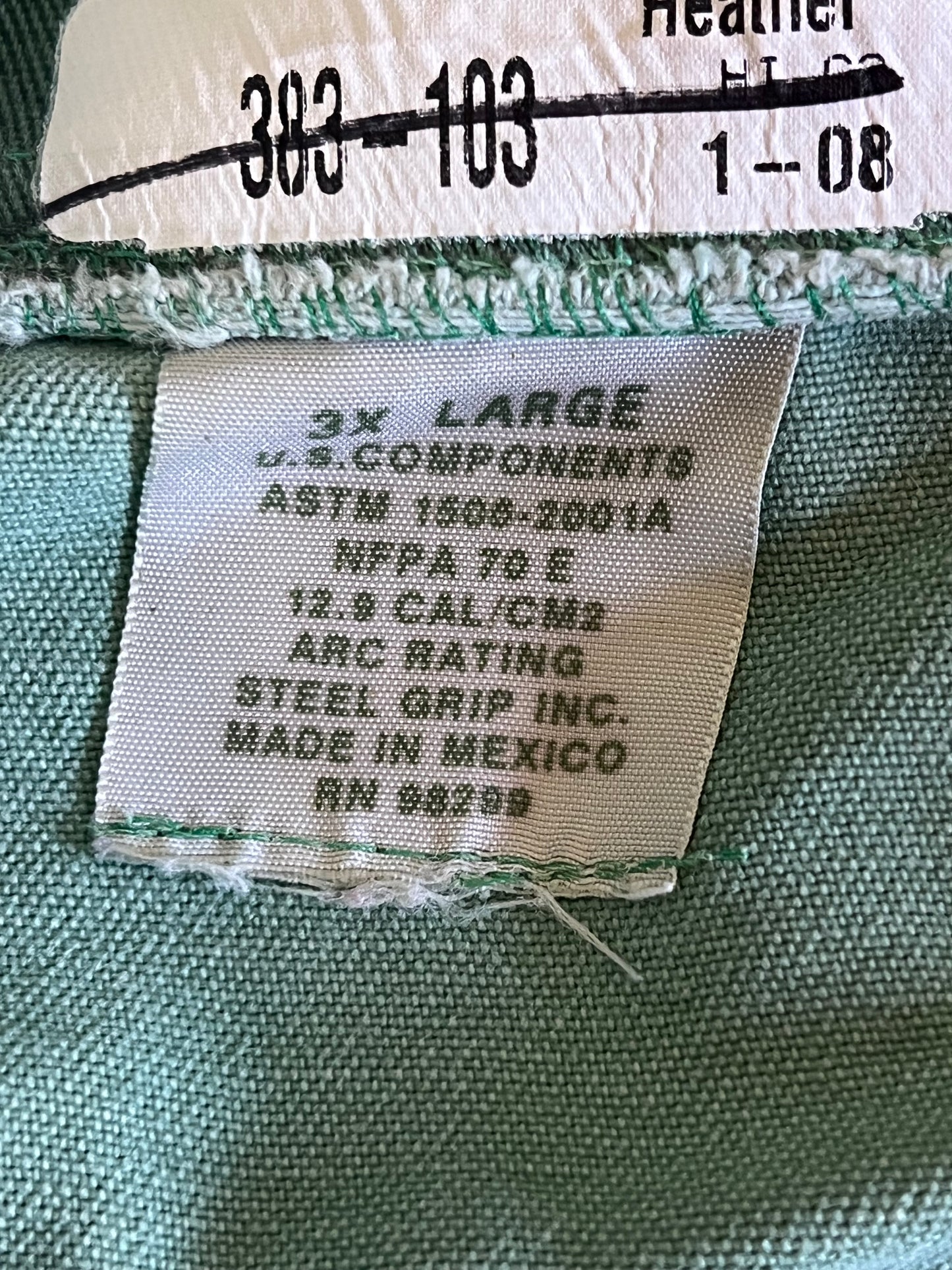 Vintage Heavy Canvas Distressed Chore Coat 3XL