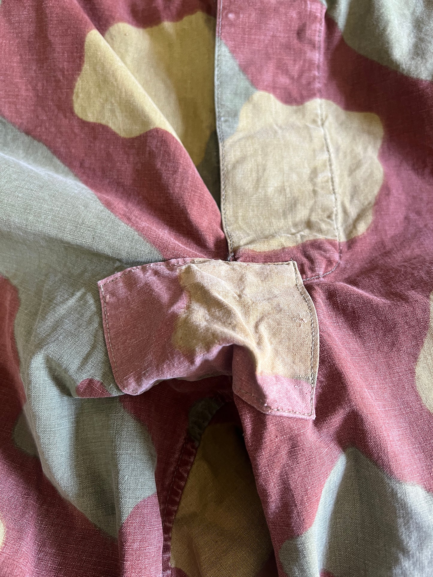 Vintage 1960’s Italian San Marco Camouflage Suspender Cargo Pants 34X27
