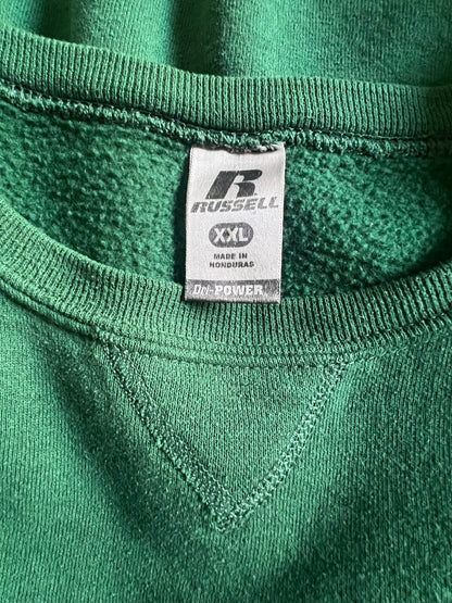 Vintage Green Russell Yankees Sweatshirt XXL