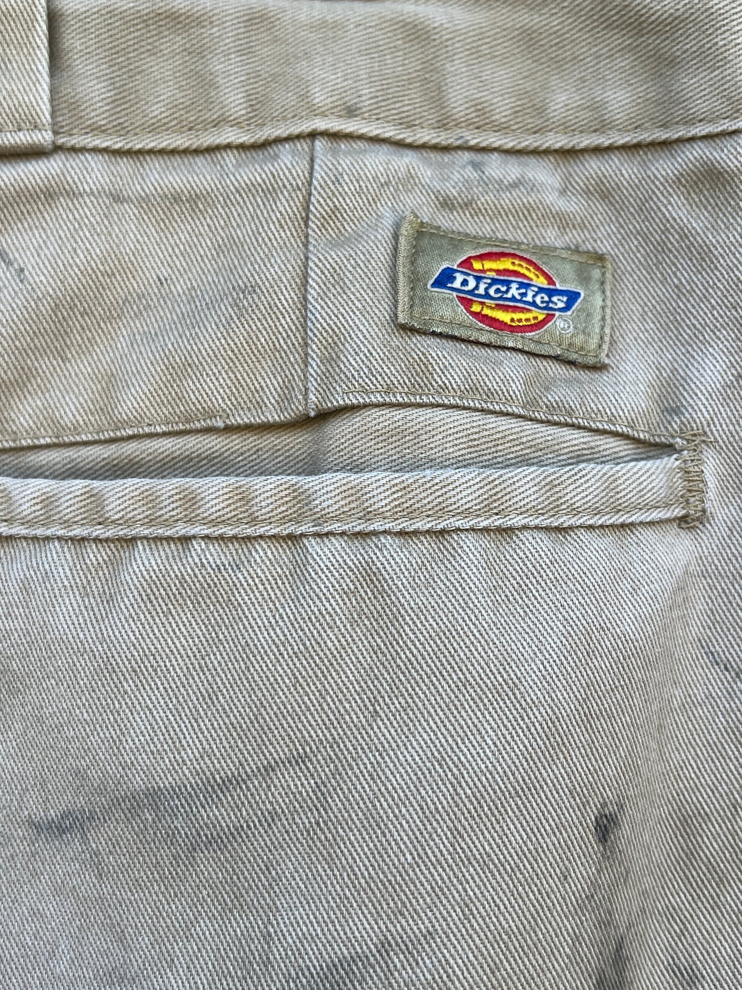 Vintage 1980’s Dickies Painted & Distressed Workwear Khakis 36