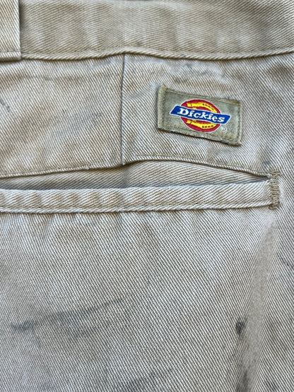 Vintage 1980’s Dickies Painted & Distressed Workwear Khakis 36
