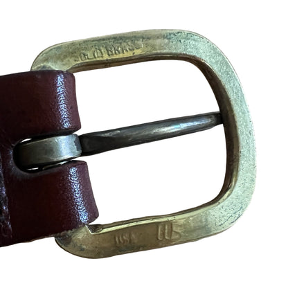 Vintage 1980’s Leather Man Limited Lobster Ribbon Belt 40
