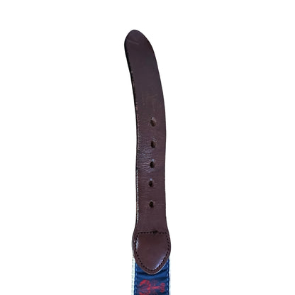 Vintage 1980’s Leather Man Limited Lobster Ribbon Belt 40