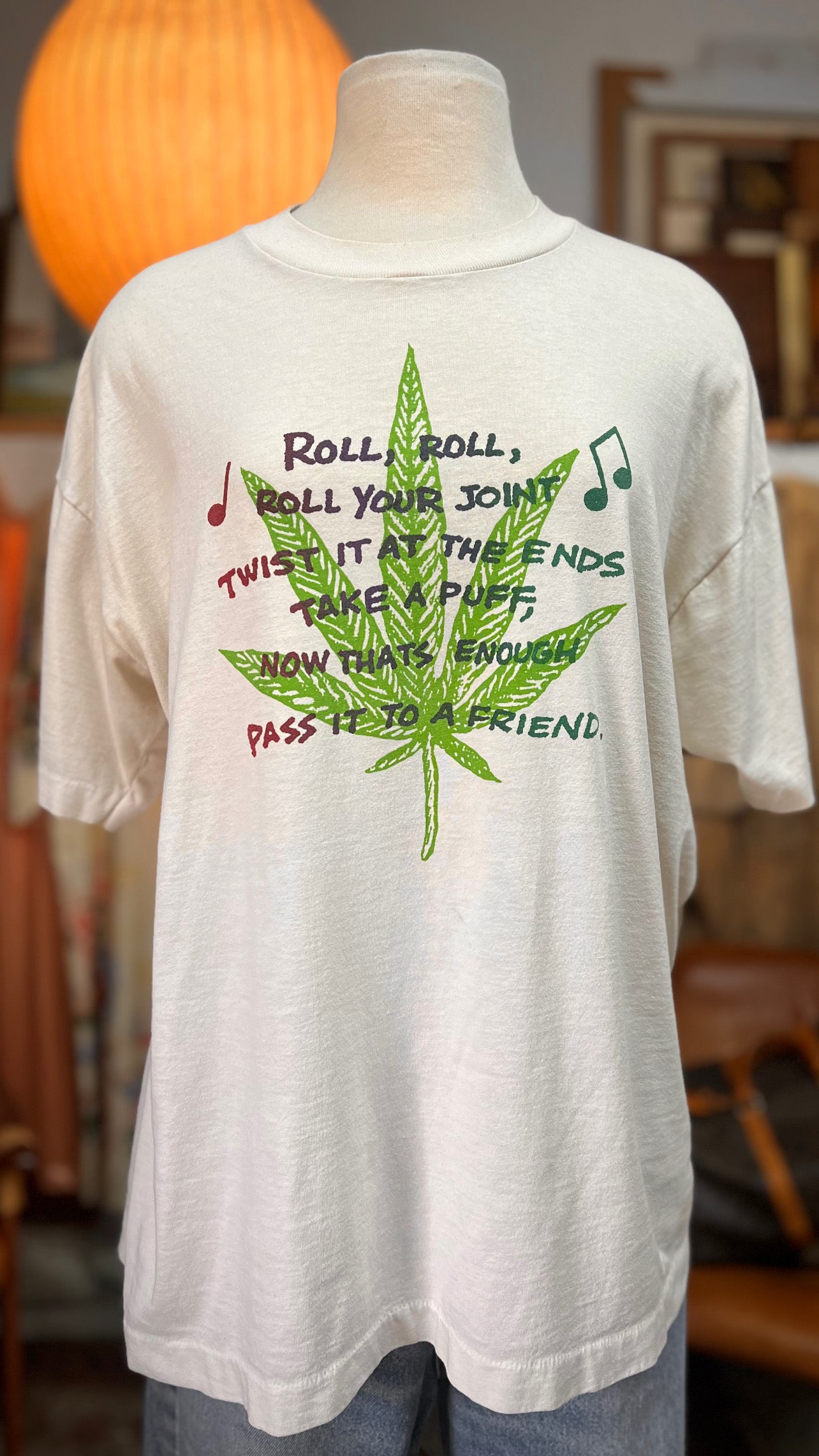 RARE Vintage 80’s Single Stitch Weed Memorabilia Tee XL