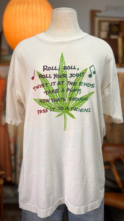RARE Vintage 80’s Single Stitch Weed Memorabilia Tee XL