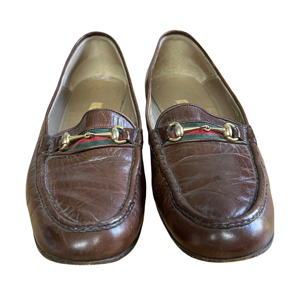 Rare Vintage 1970’s Gucci Oxblood Horse Bit Loafers