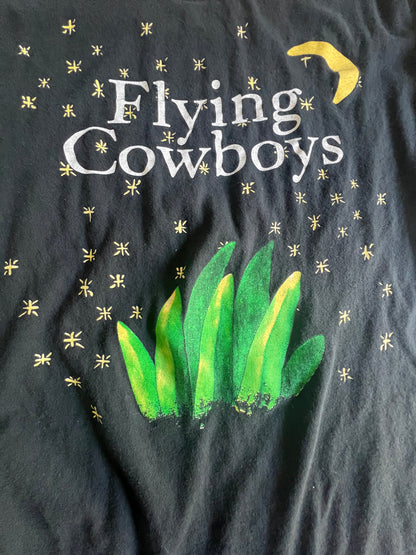 Vintage 90’s Rickie Lee Jones Flying Cowboys 2X Sided Tee XL
