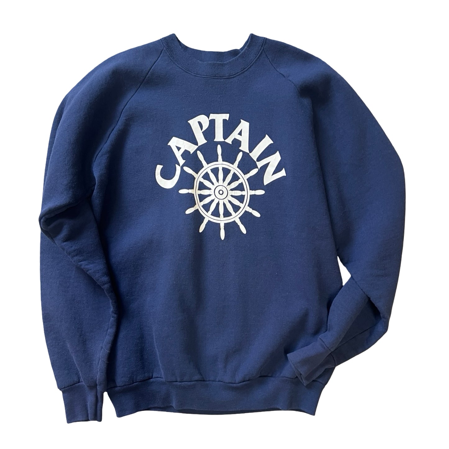 Vintage 1980’s Captain Raglan Crewneck Sweatshirt XL