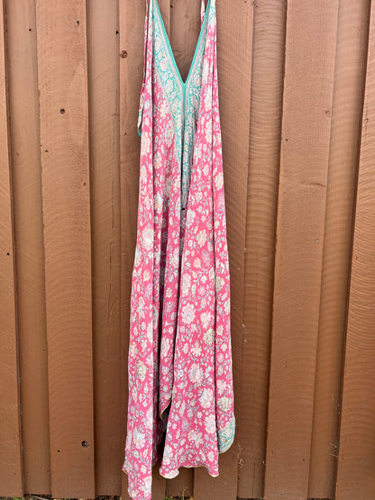 SunChild One Of A Kind Silk Jumpsuit O/S Never Worn