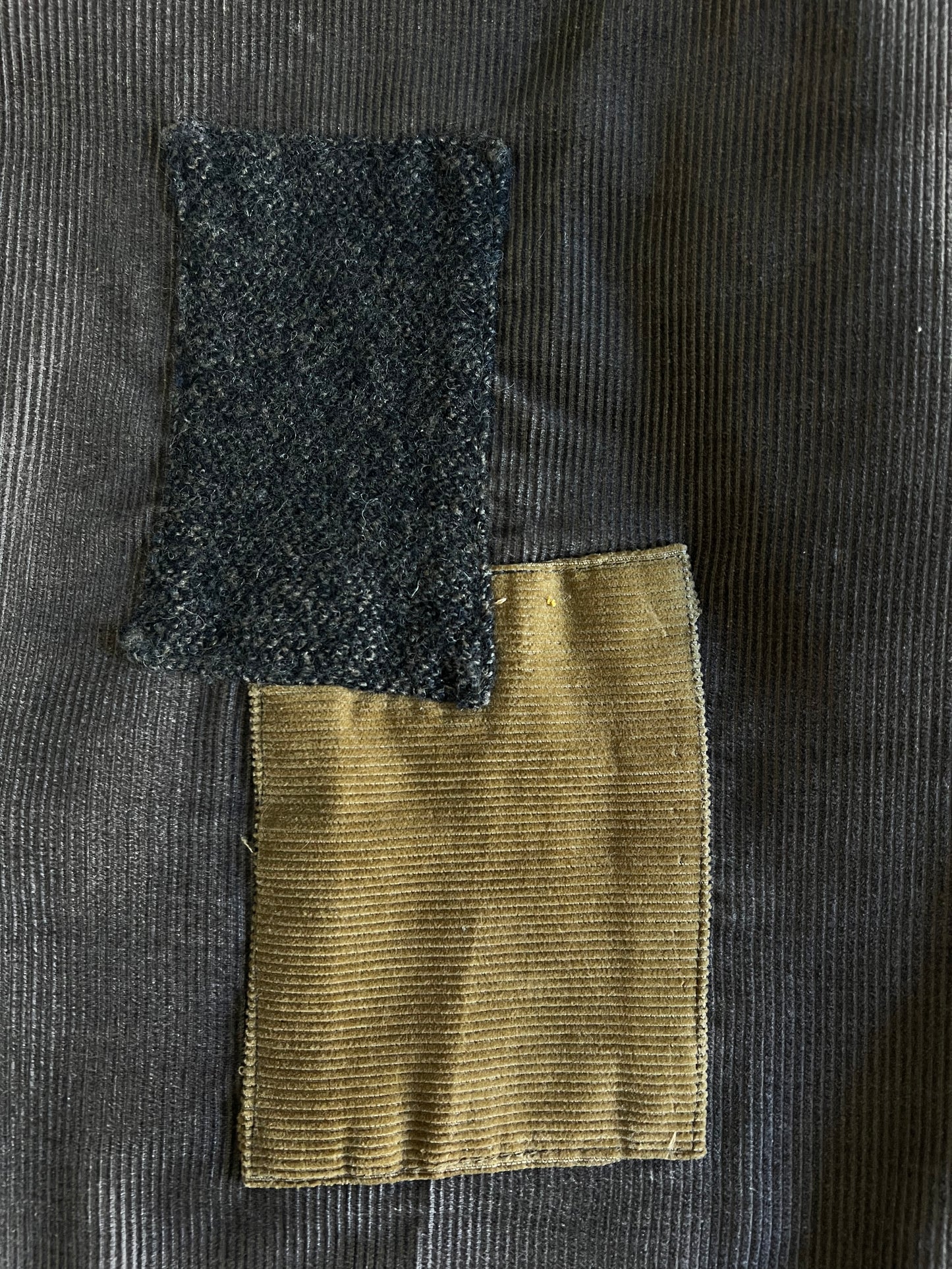 Vintage 1960’s Corduroy Chore Pants Original Wool Tweed Patches 40x28