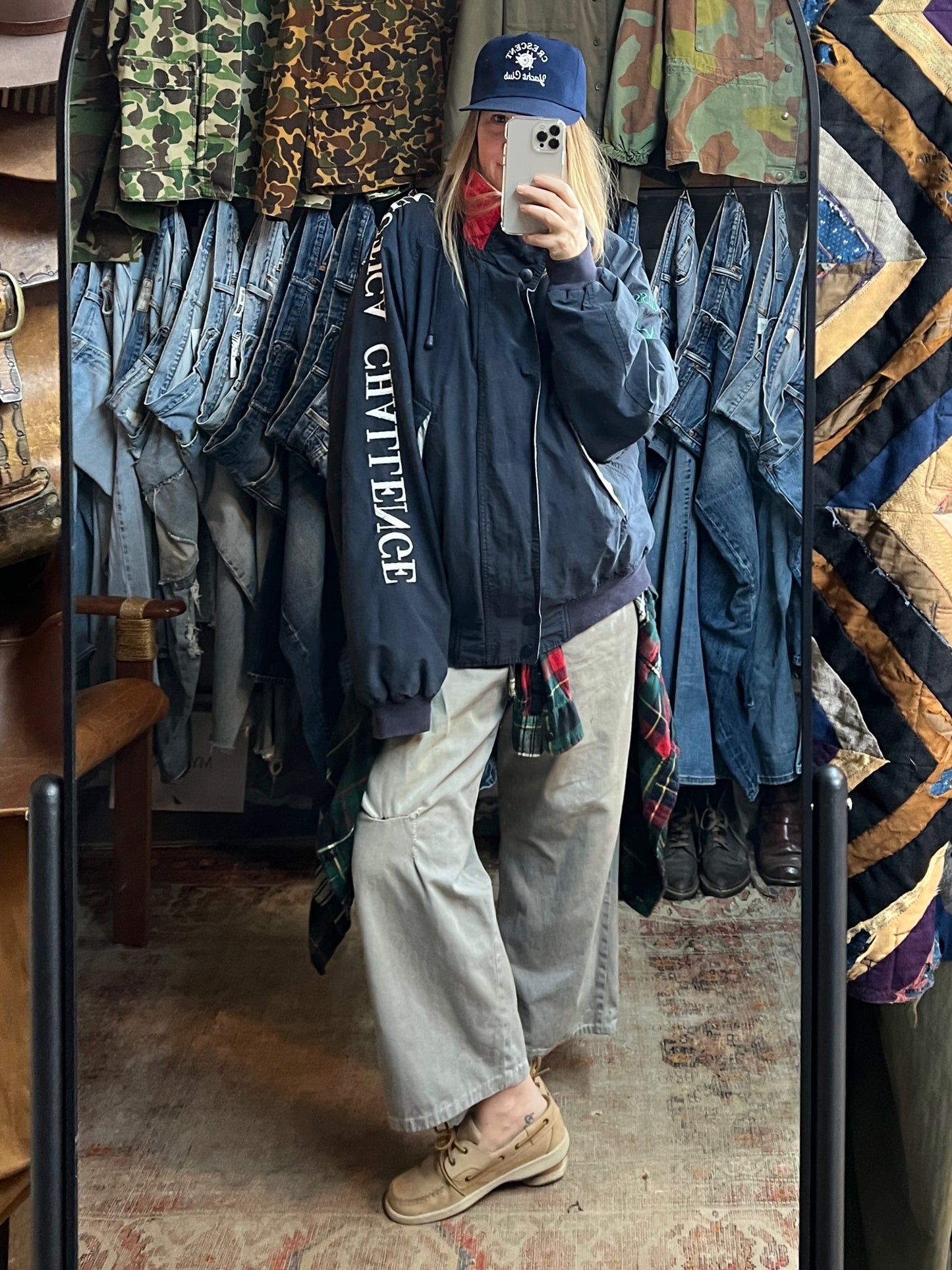 Vintage 90’s Nautica Challenge J-Class Sailing Hooded Oversized Windbreaker XXL