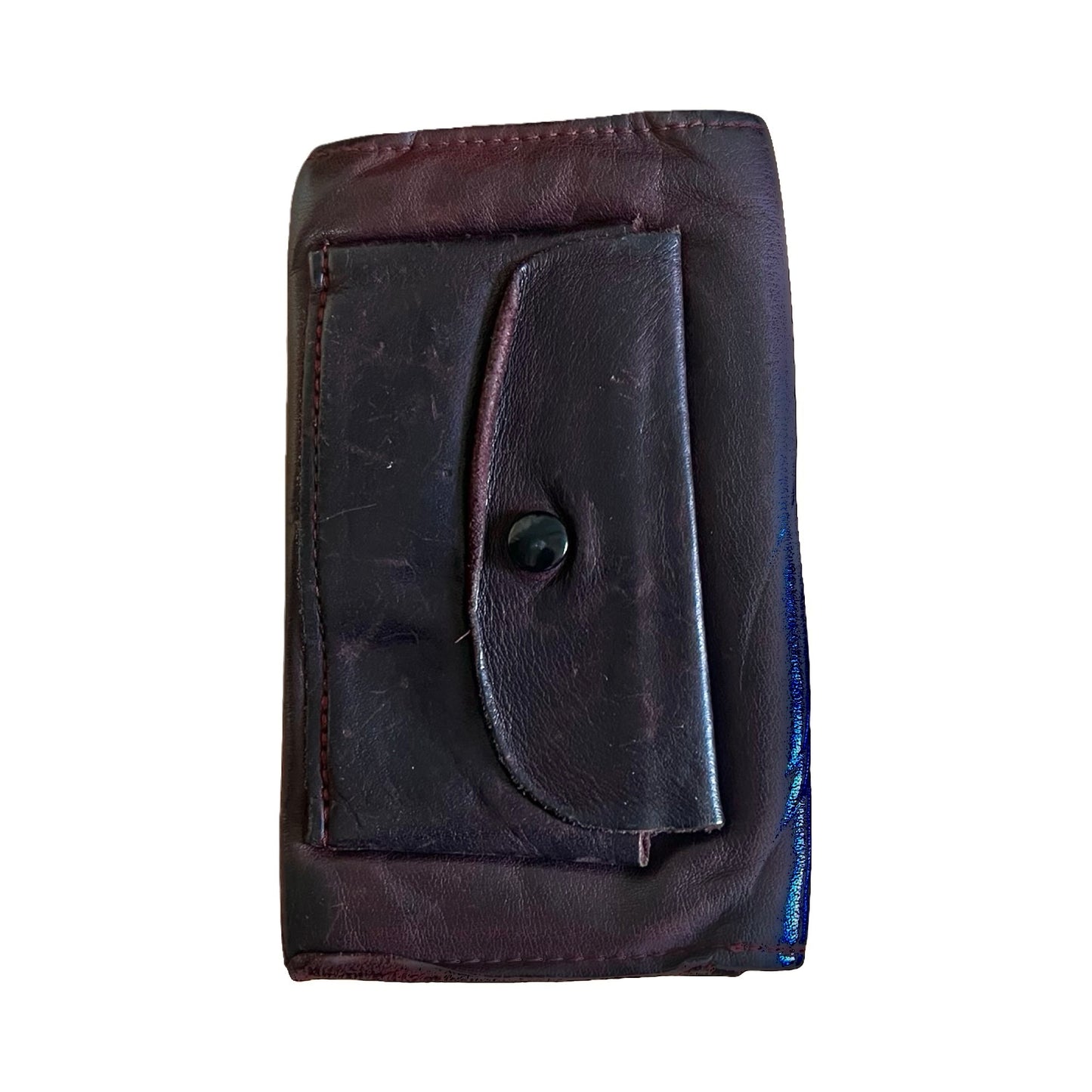 Vintage 70’s Soft Leather Handmade 1935 Indian Head Nickel Wallet