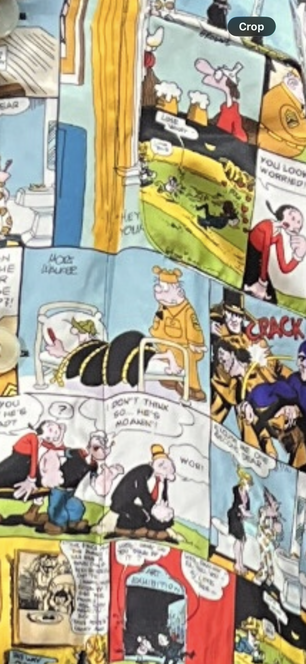RARE SET Vintage Universal Studios Sunday Comic Silk Mens Pajamas L