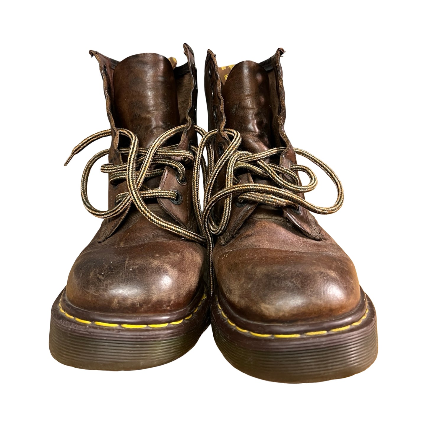 Vintage Distressed Chocolate Brown Doc Martens Mens 7/Women’s 9-10