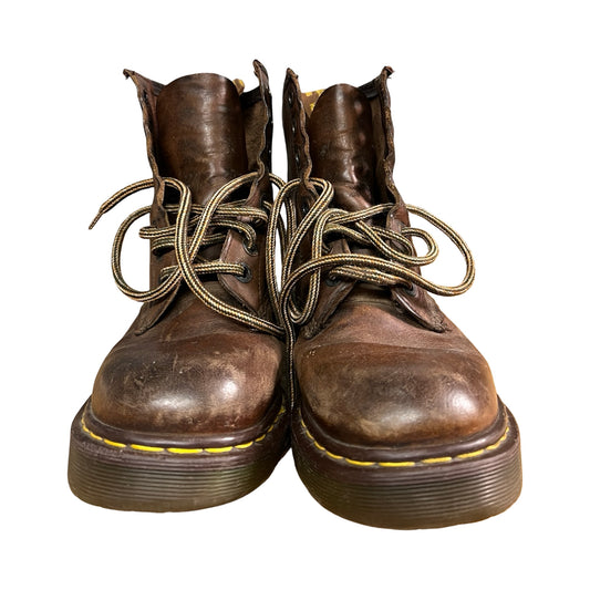 Vintage Distressed Chocolate Brown Doc Martens Mens 7/Women’s 9-10