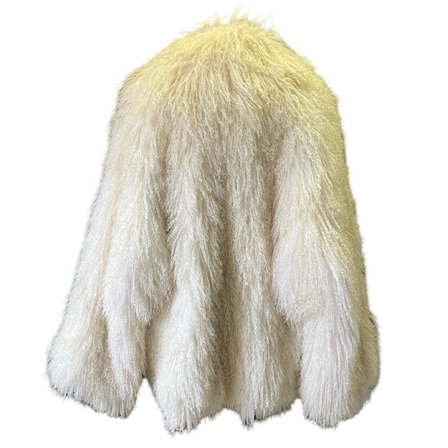 Vintage 80's Mongolian Lamb Shearling Oversized Coat Ilana P/S
