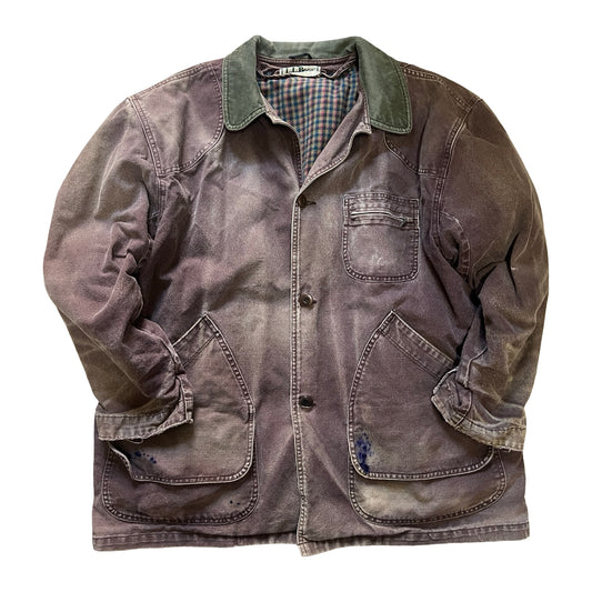 Rare Vintage 1980’s Distressed LL Bean Field Coat Barn Jacket XL