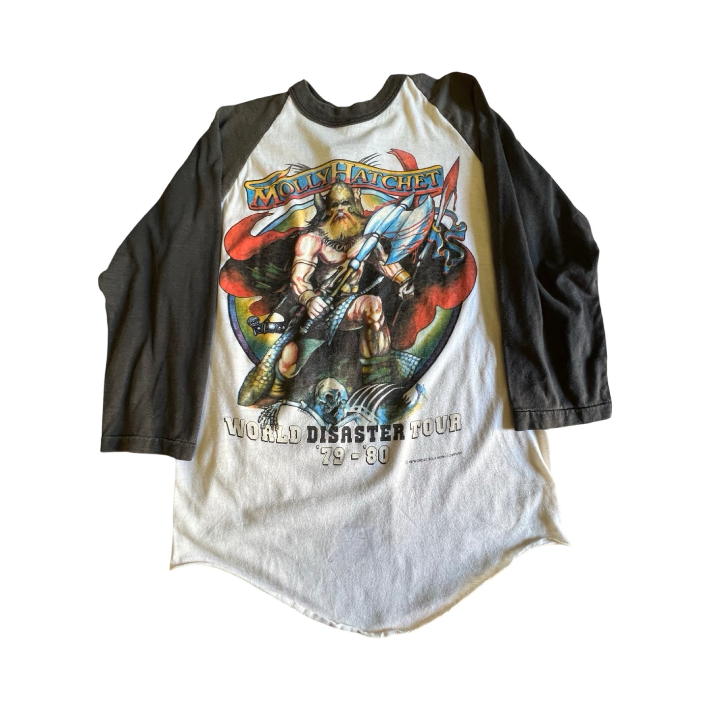 Rare Vintage Molly Hatchet World Disaster Tour ‘79/‘80 Single Stitch T-Shirt Southern Rock