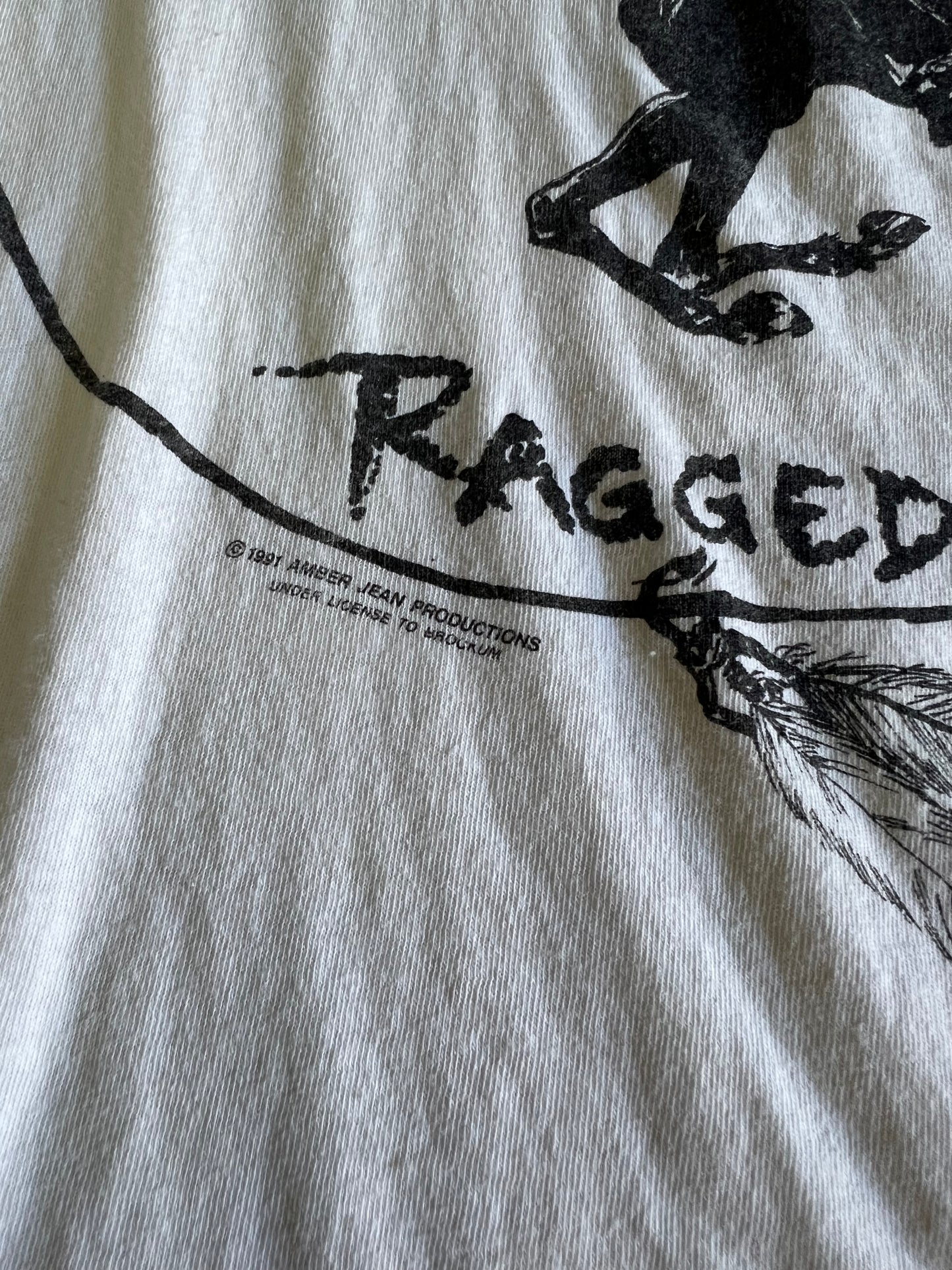 Vintage 1991 Neil Young Crazy Horse Ragged Glory Band Tee L/XL
