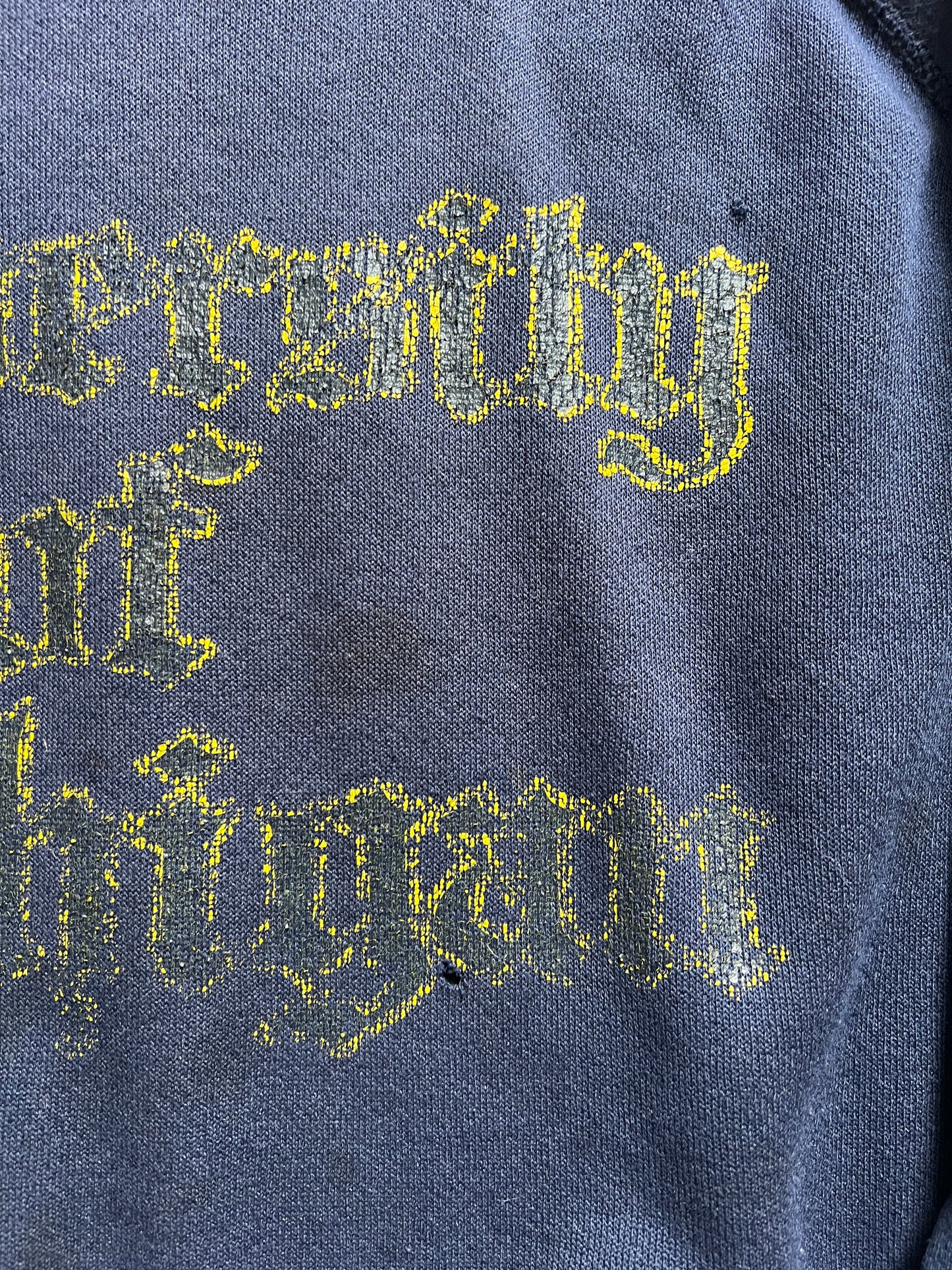 Vintage 1960’s University of Michigan Distressed Raglan Sweatshirt L/XL