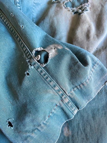 Vintage 1950’s Big Mac Sanforized Heavily Distressed w/ Original Repairs Work Pants