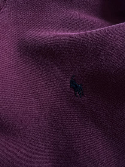 Vintage 1990’s Polo Ralph Lauren Oversized Merlot Crewneck Sweatshirt XXL