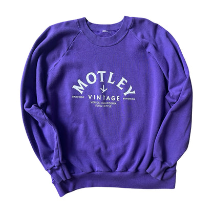 Vintage 80’s Distressed Raglan Sweatshirt w/ MV Logo #13