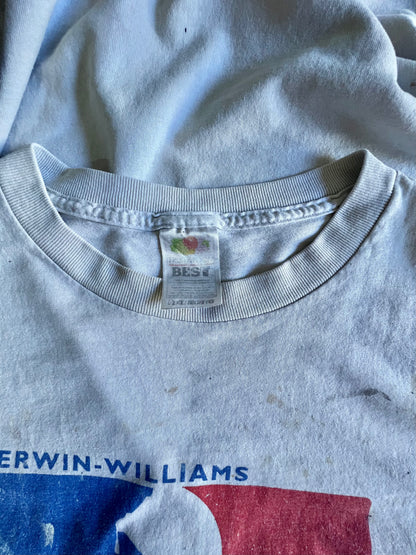 Vintage 80’s Sherwin Williams Cover The Earth Tee XXL
