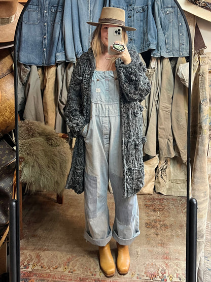Knitz by For Love & Lemons Oversized Chunky Knit Hooded Cardigan XL