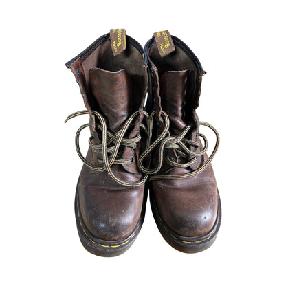 Vintage Distressed Chocolate Brown Doc Martens Mens 7/Women’s 9-10