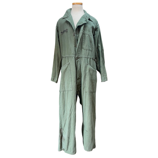 Vintage Distressed Army Jumpsuit McDonald L